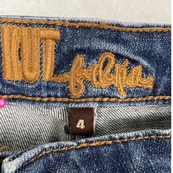 Kut From The Kloth Women's Rolled Cropped Denim Jeans Flattering Stretch Denim - Picture 6 of 8